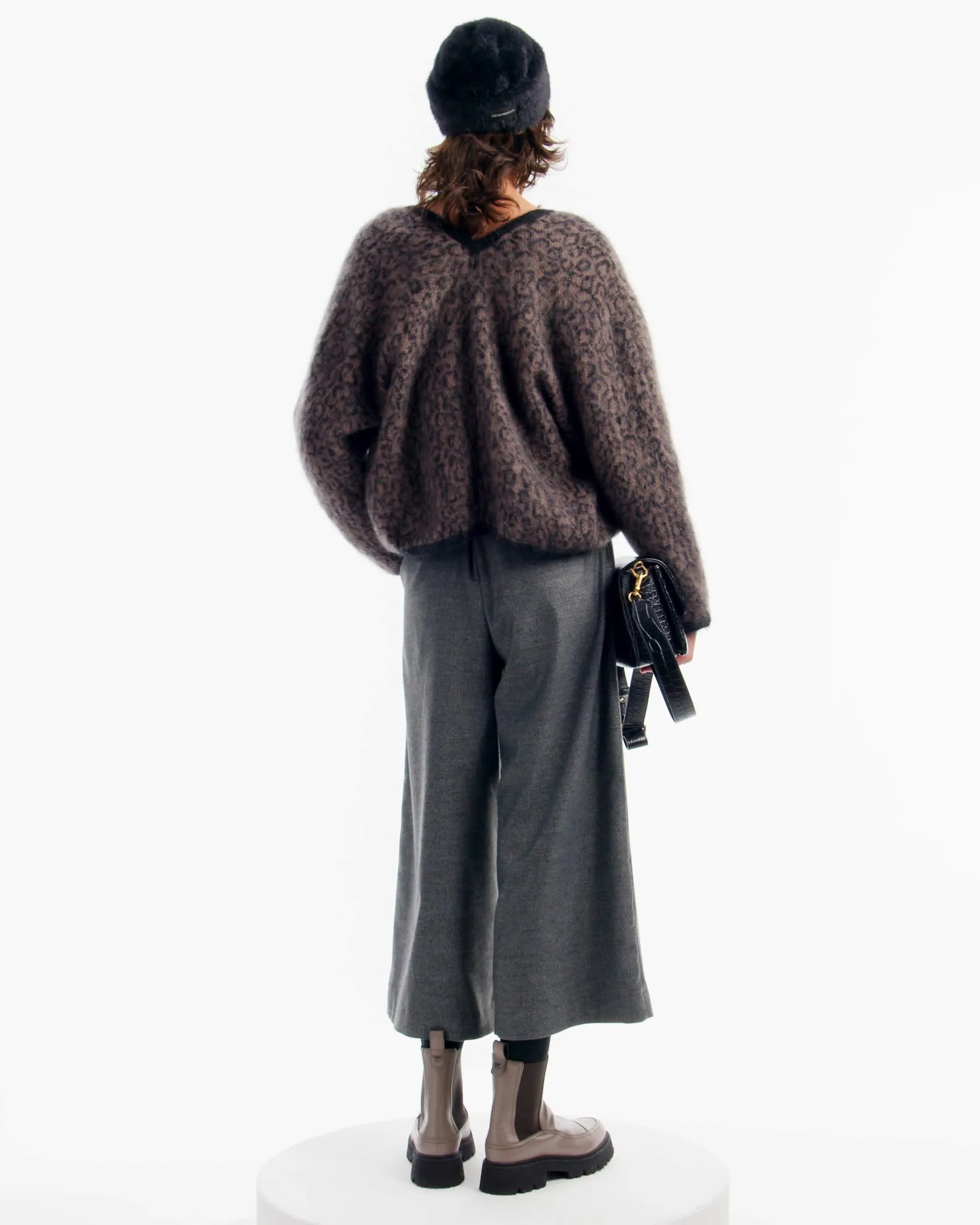 EMPORIOARMANI　モヘヤニットカーディガン undefined