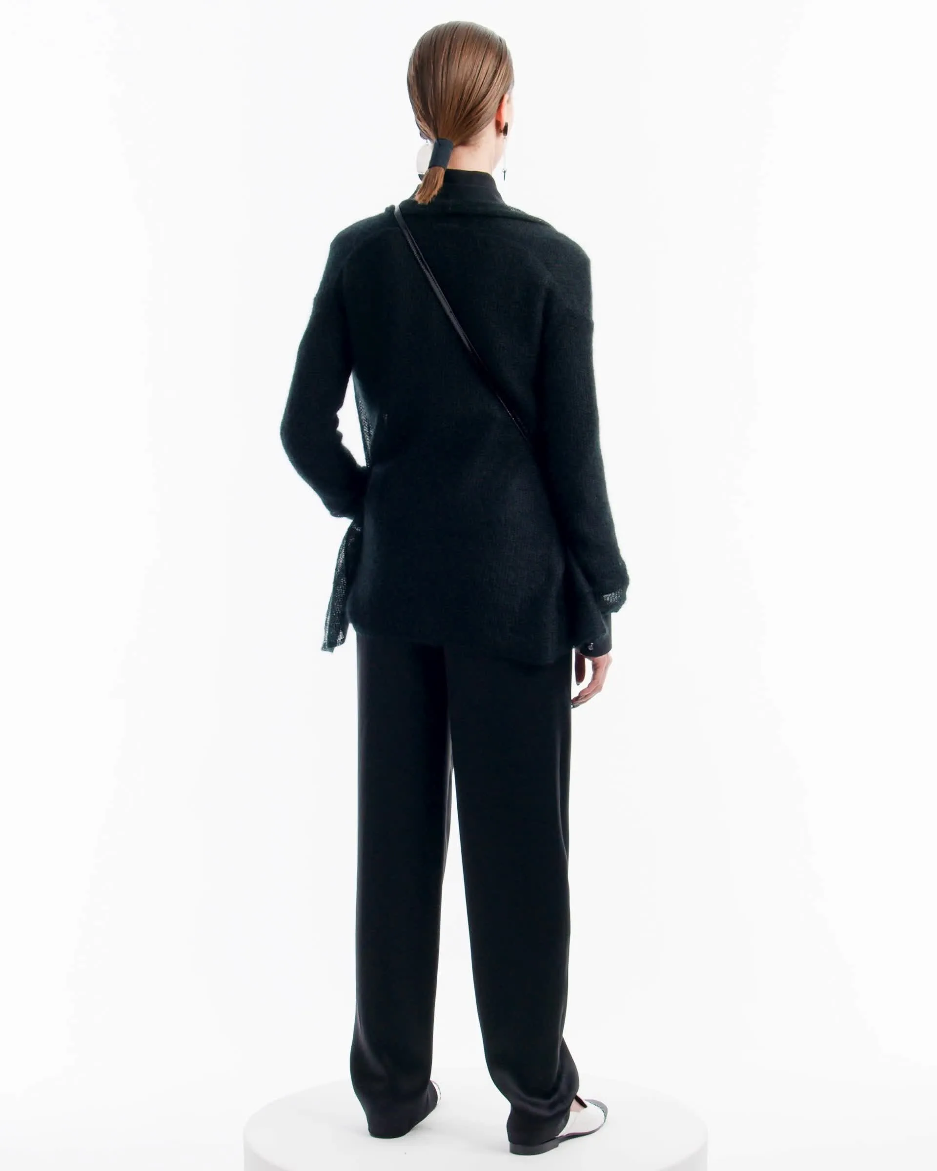 スリッポン ブラッシュドレザー ツートン | Giorgio Armani