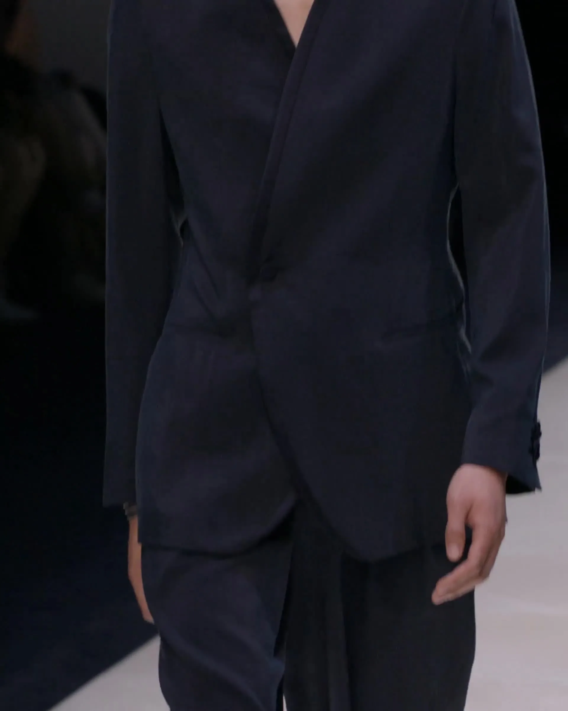 アプトンライン タキシードジャケット シルク混紡 | Giorgio Armani