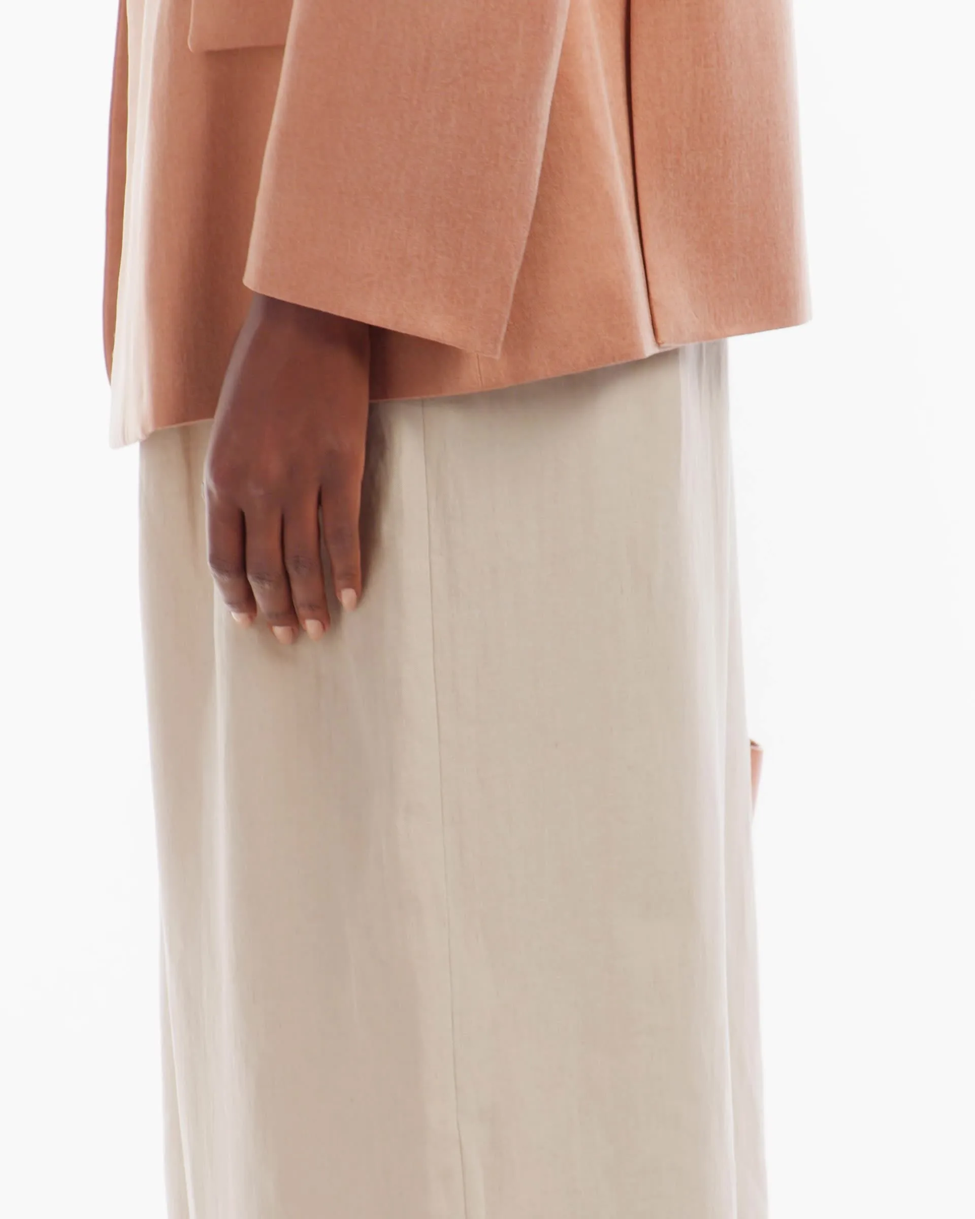 Double-breasted jacket in viscose and cupro | Giorgio Armani