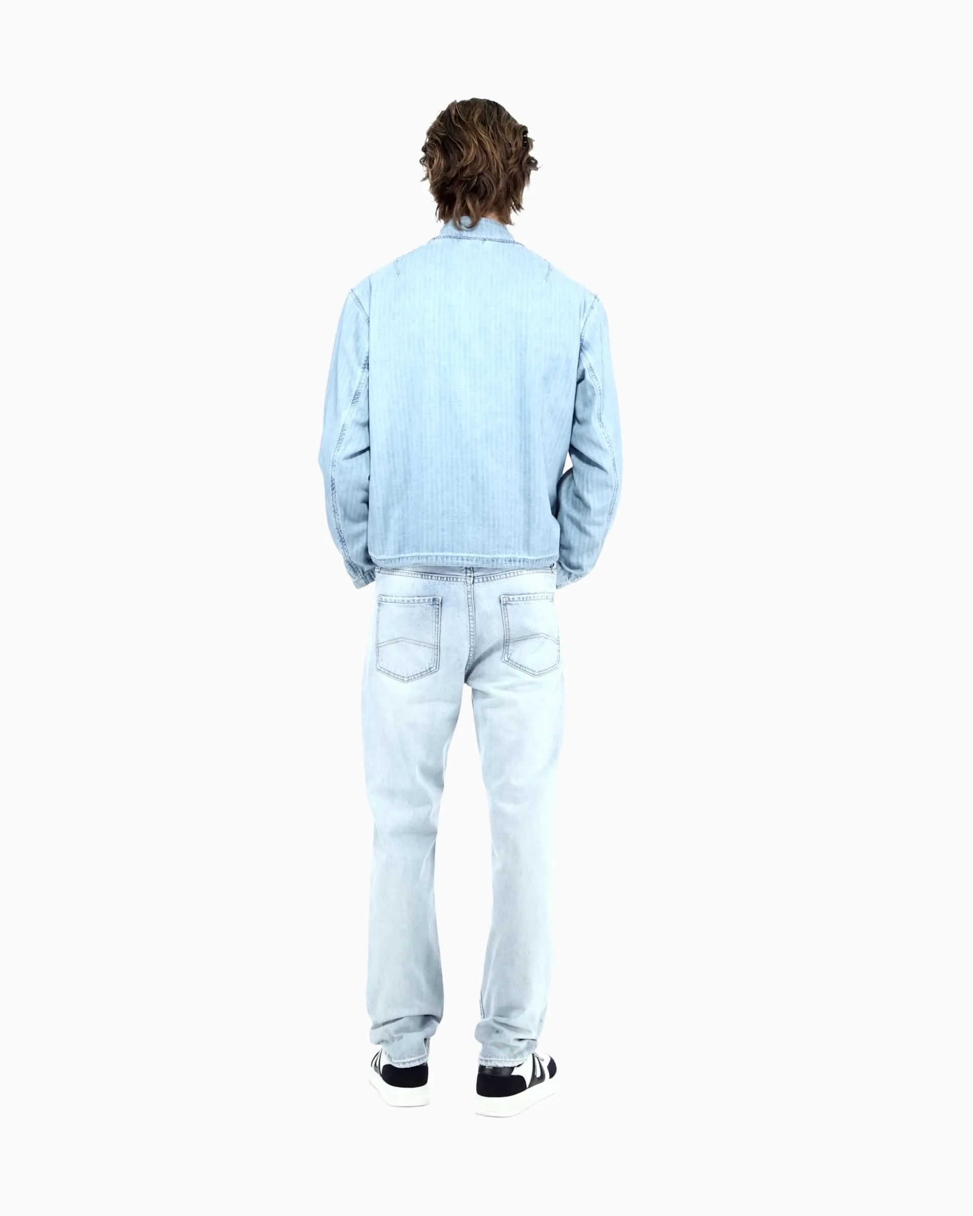 ヘリンボーンデニム ボンバージャケット | Armani Exchange