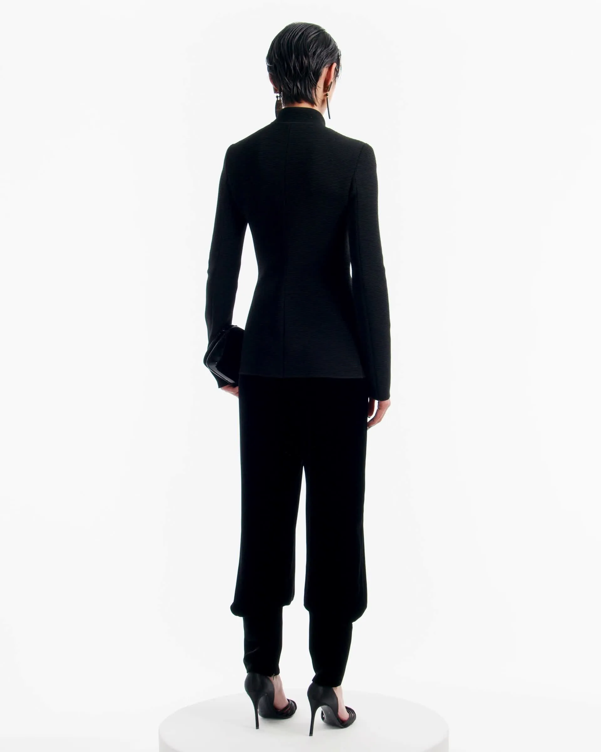 【極美品/伊製】GIORGIO ARMANI フリルニットジャケット ブラック 三越伊勢丹 | GIORGIO ARMANI/ジョルジオ アルマーニ_Men通販