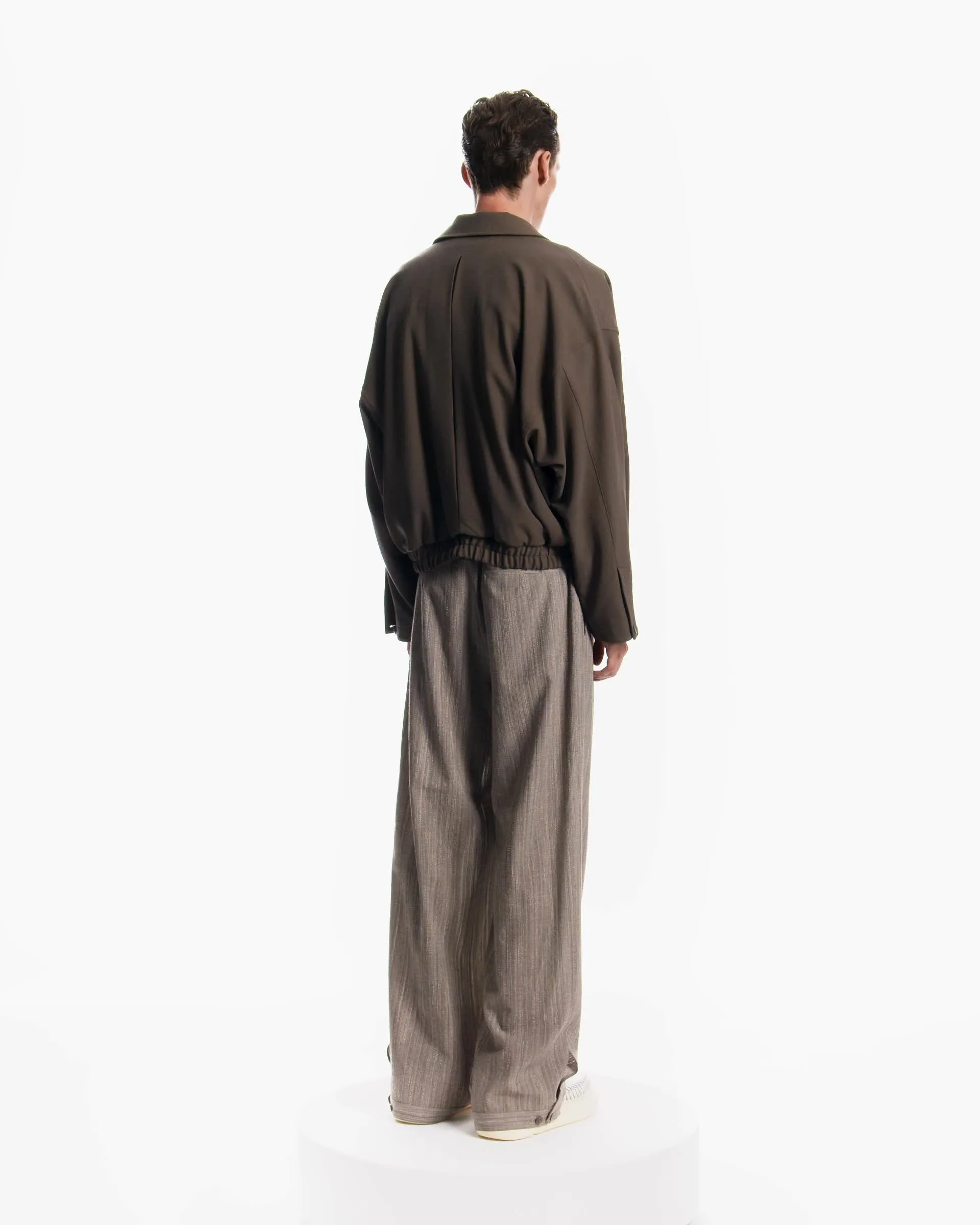 Compact bi-stretch fabric blouson | Emporio Armani
