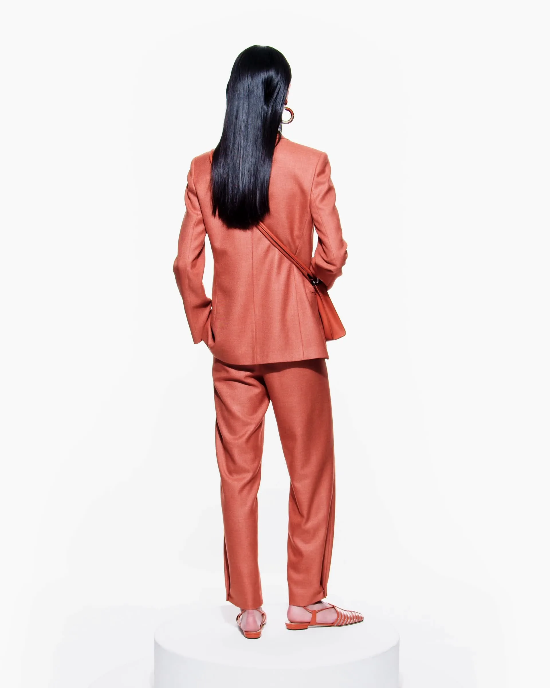 Silk and wool single-breasted jacket | Giorgio Armani