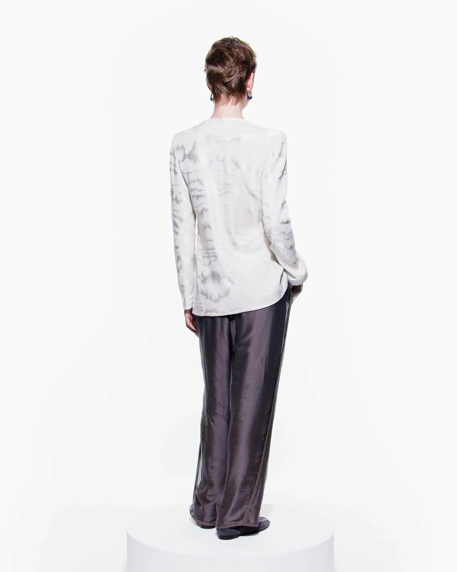 Moiré linen jacket | Giorgio Armani