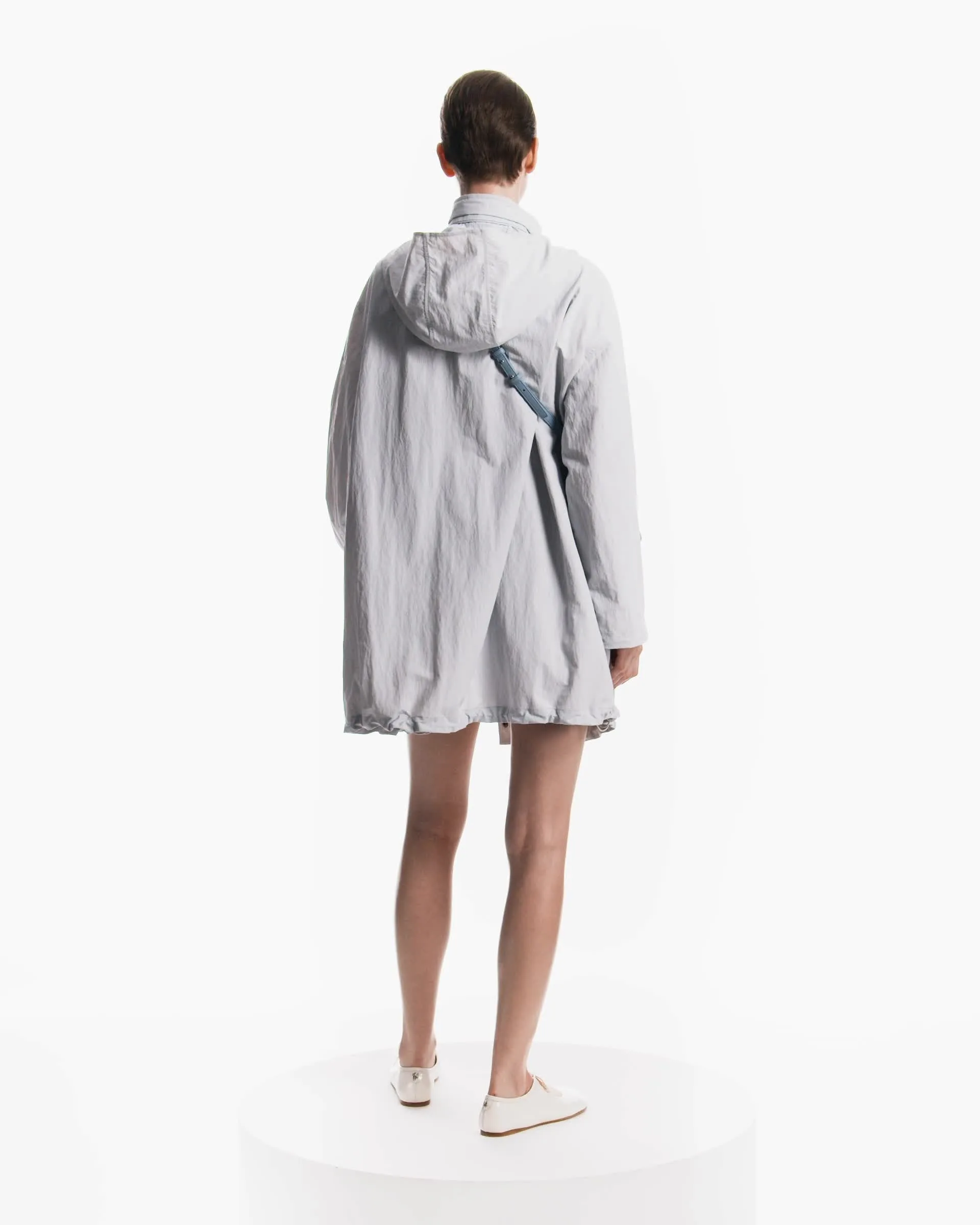 EMPORIO ARMANI ライトブルーロングコート undefined